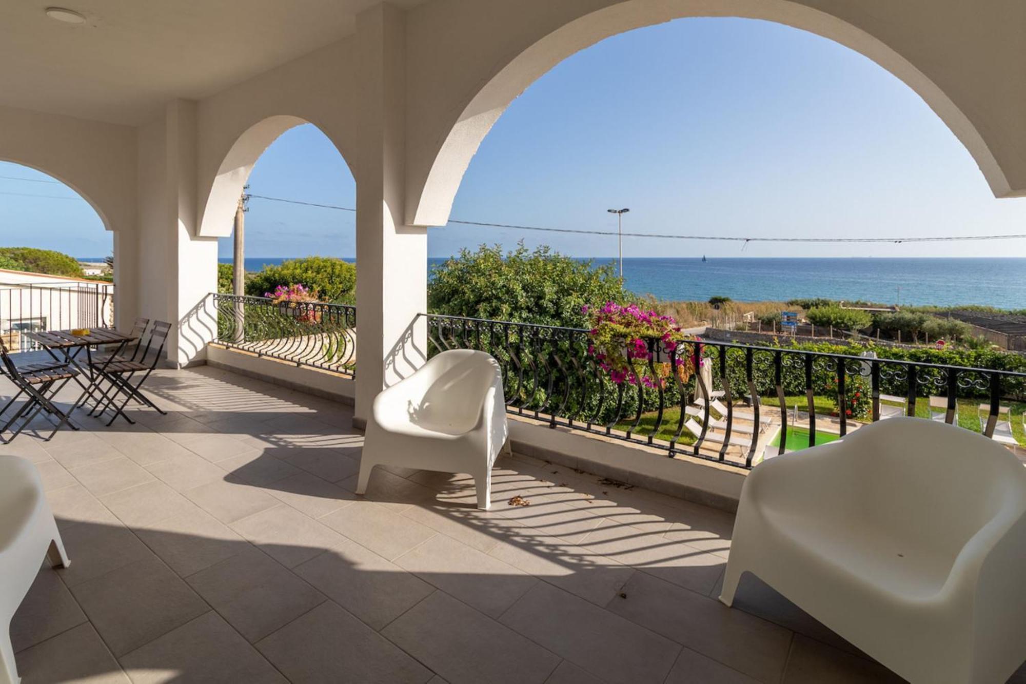 Villa Archi Sul Mare Кава-д'Аліґа Екстер'єр фото
